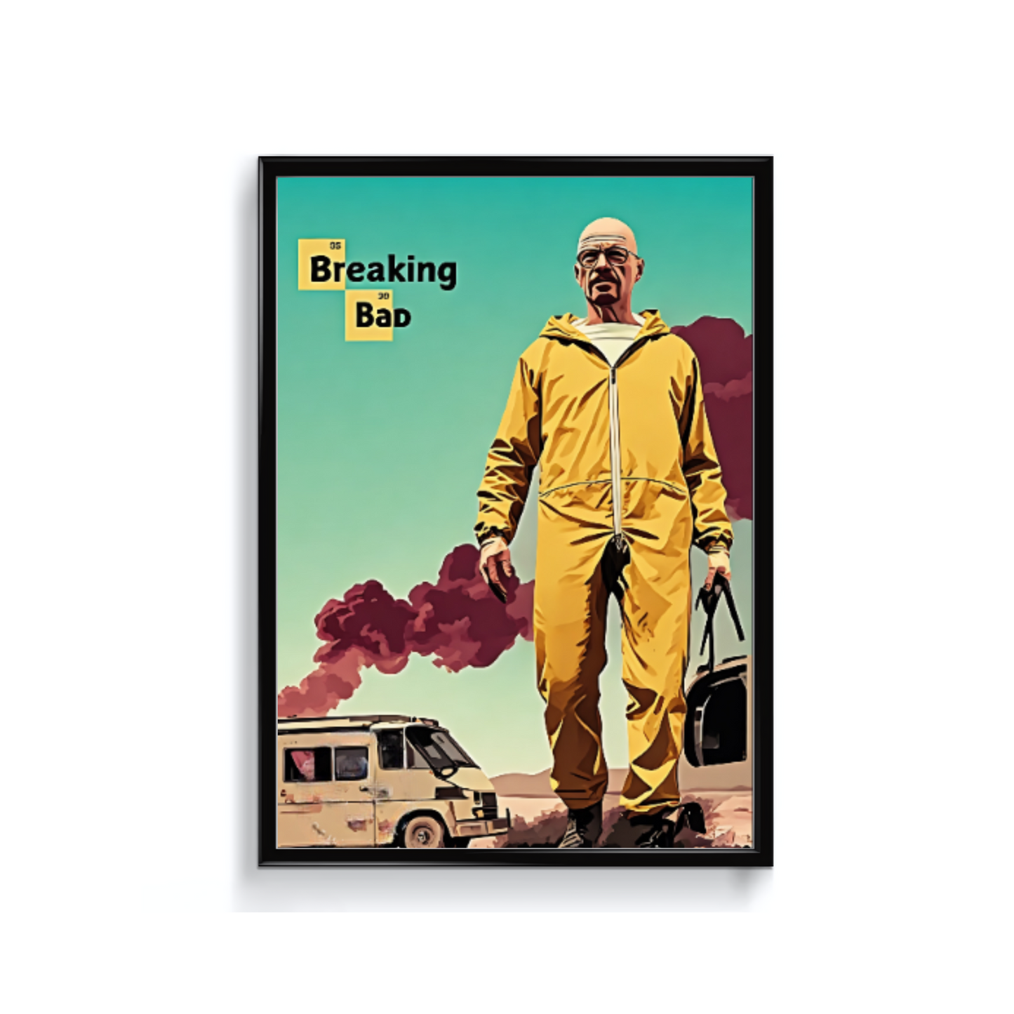 Breaking Bad TV series poster featuring Walter White
