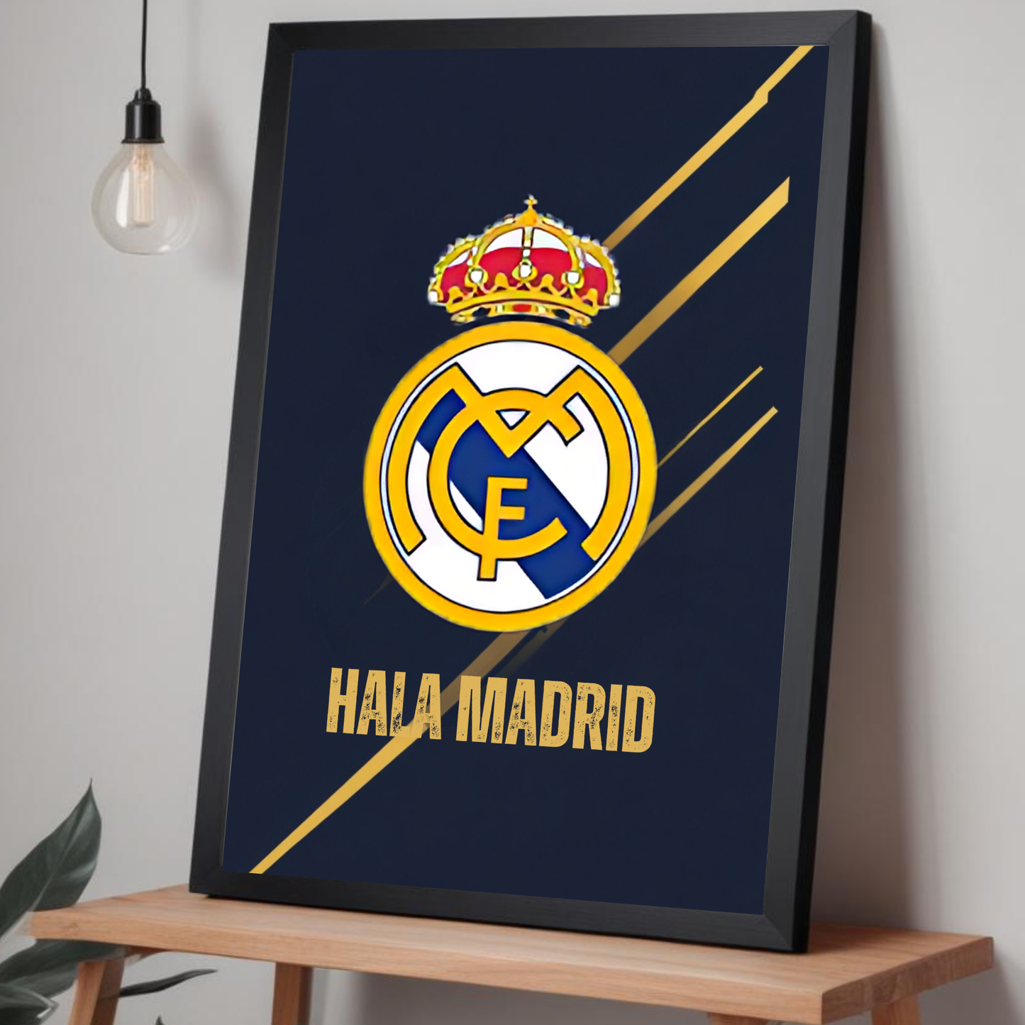Real Madrid football poster for club supporters