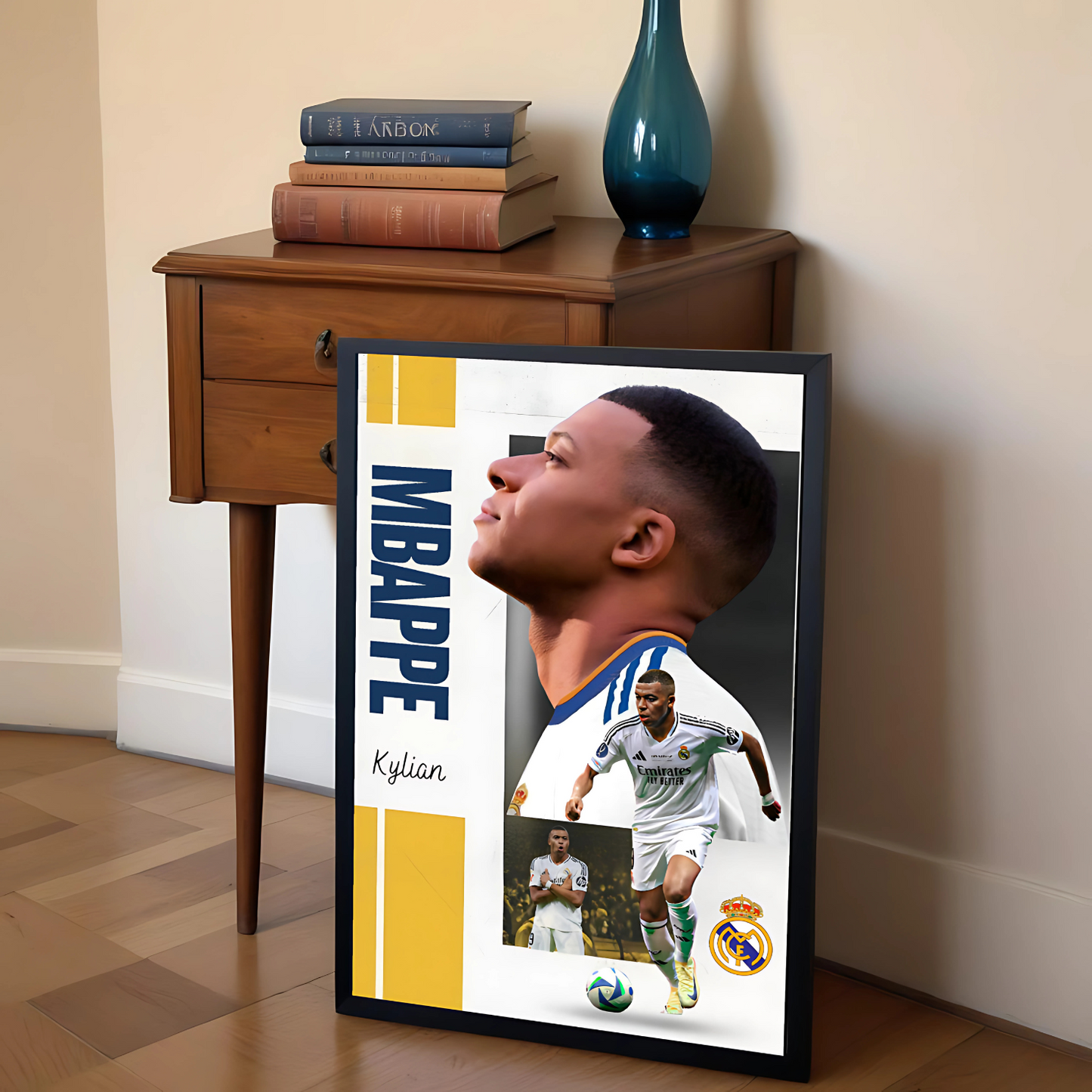 Kylian Mbappé Print with Frame