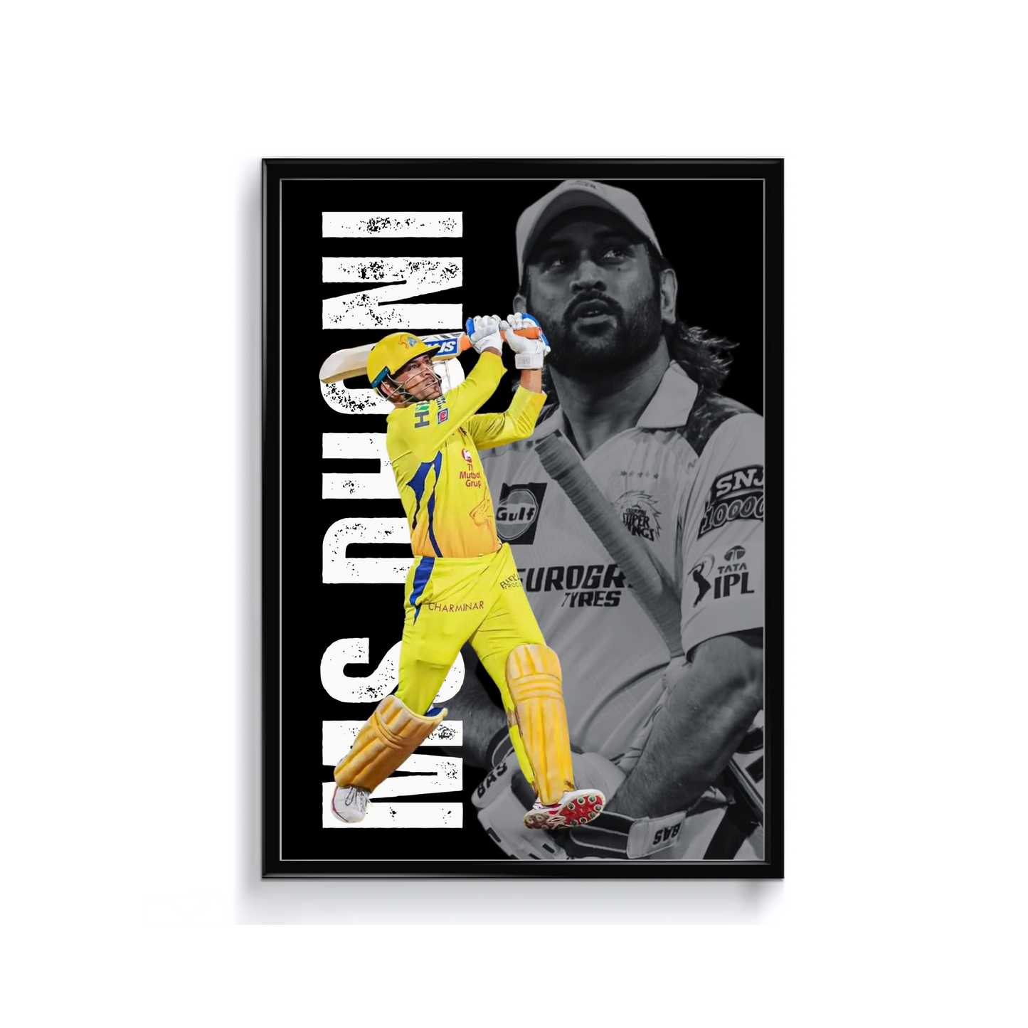 MS Dhoni CSK Poster 3