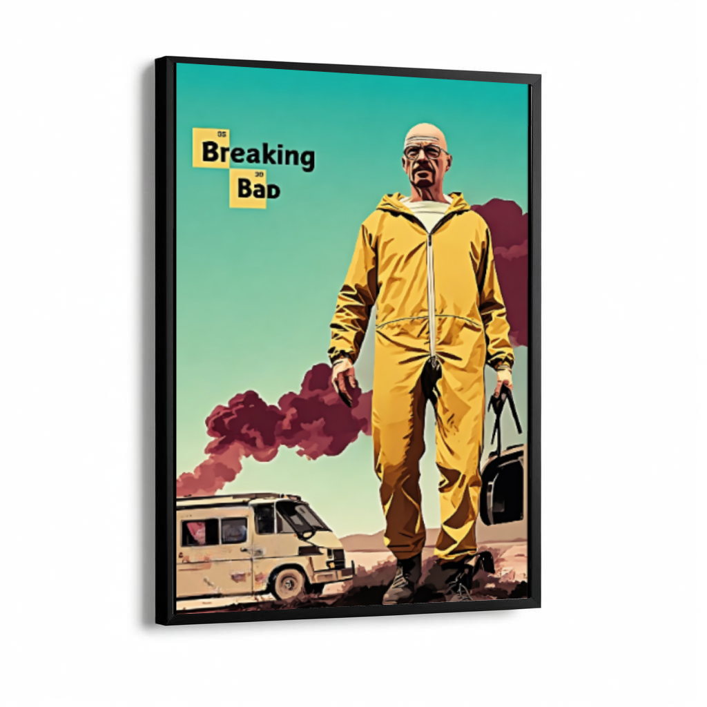 Breaking Bad TV series poster featuring Walter White