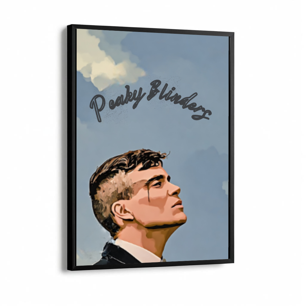 Peaky Blinders TV show poster featuring Thomas Shelby