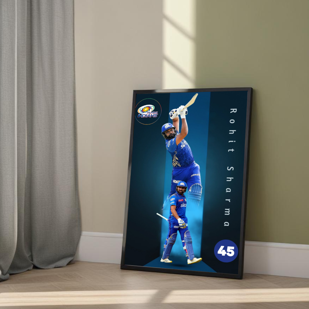 Rohit Sharma Art Poster 1