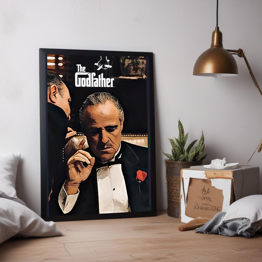 Classic Godfather movie mafia wall print