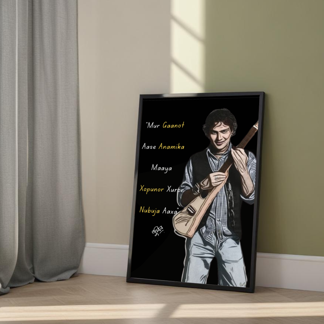 Zubeen Garg Music Icon Poster