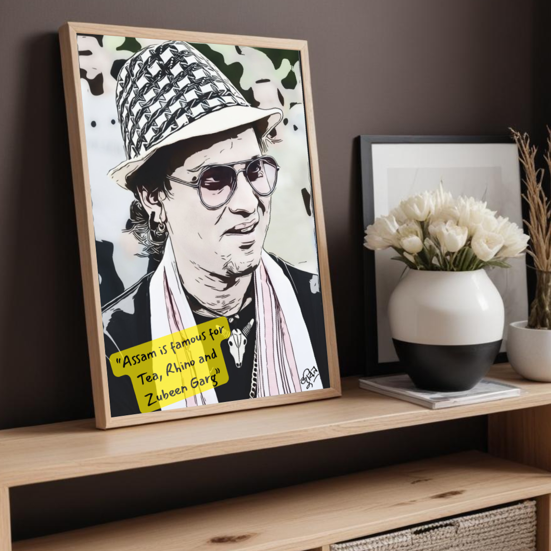 Zubeen Garg Famous Quote Art Poster
