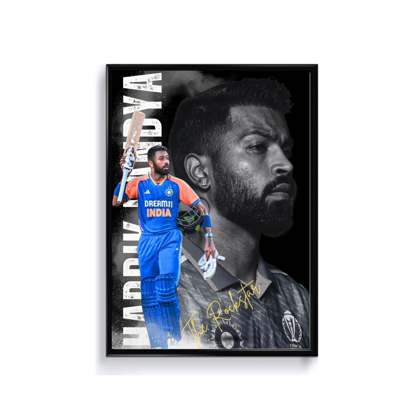 Hardik Pandya Art Poster 2