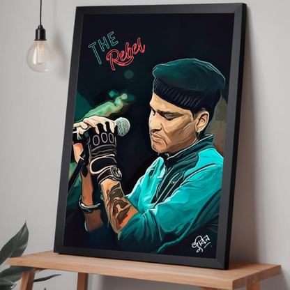 Zubeen Garg the Rebel Framed poster