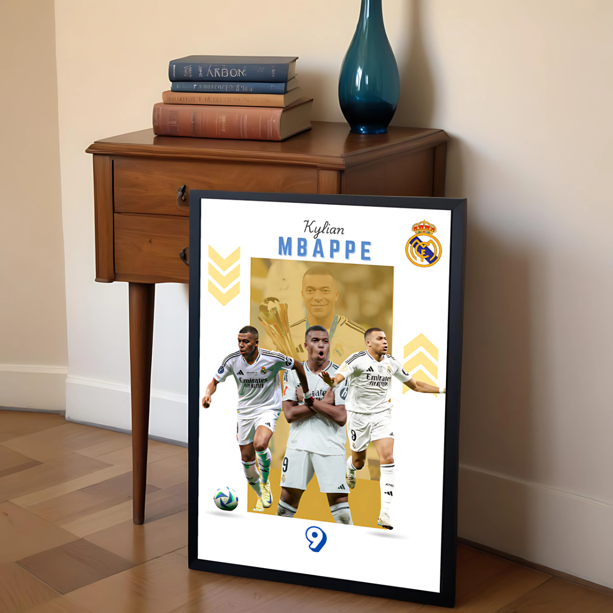 Best Mbappe Poster for Wall Décor – Framed & Ready to Hang