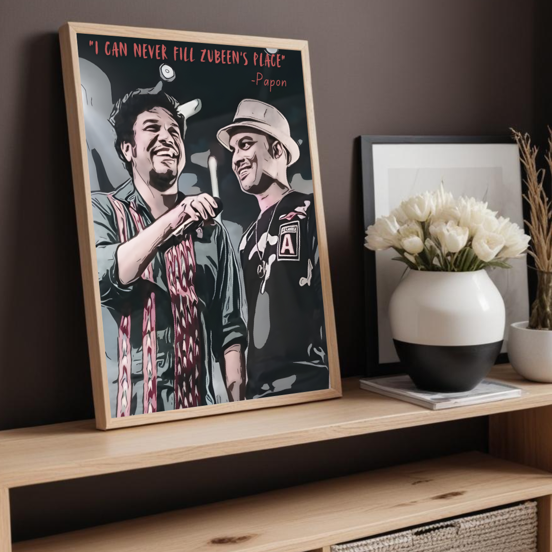 Zubeen & Papon Art Poster