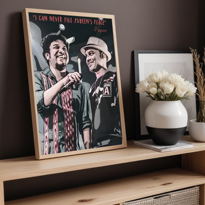 Zubeen & Papon Art Poster