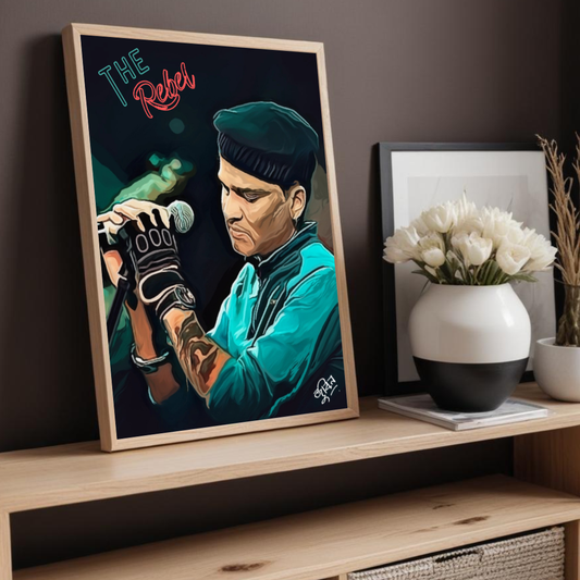 Zubeen Garg the Rebel Framed poster
