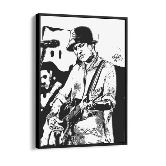 Zubeen Garg Vintage Sketch Digital Artwork