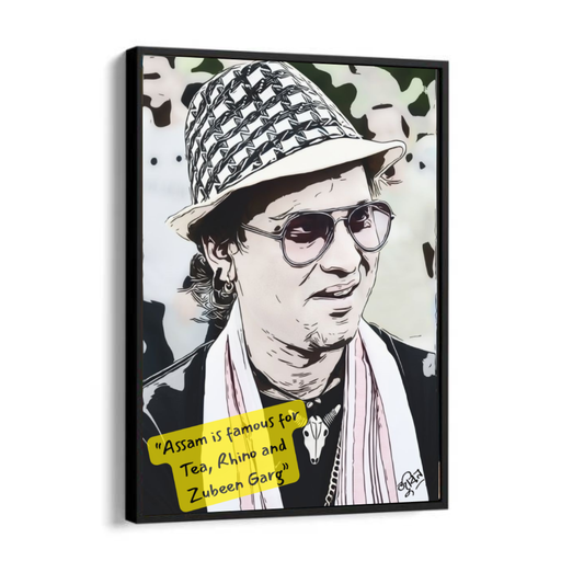 Zubeen Garg Famous Quote Art Poster